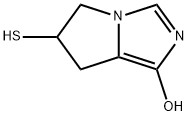 5H-Pyrrolo[1,2-c]imidazol-1-ol,6,7-dihydro-6-mercapto-(9CI) Struktur