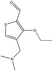 2-Thiophenecarboxaldehyde,4-[(dimethylamino)methyl]-3-ethoxy-(9CI) Struktur