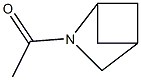 2-Azabicyclo[2.1.1]hexane,2-acetyl-(9CI) Struktur