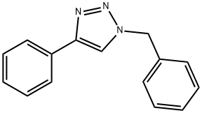 1-Benzyl-4-phenyl-1H-1,2,3-triazole Struktur