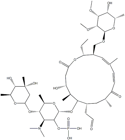 Tyrosine [antibiotic]2'-(dihydrogen phosphate) Struktur