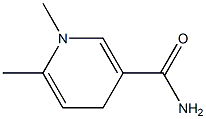 3-Pyridinecarboxamide,1,4-dihydro-1,6-dimethyl-(9CI) Struktur