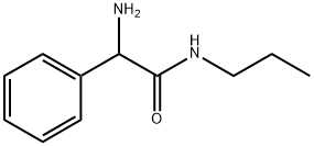 2-amino-2-phenyl-N-propylacetamide Struktur