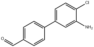 3'-Amino-4'-chloro-biphenyl-4-carbaldehyde Struktur