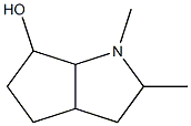 Cyclopenta[b]pyrrol-6-ol, octahydro-1,2-dimethyl- (6CI,9CI) Struktur