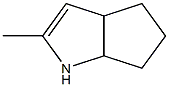 Cyclopenta[b]pyrrole, 1,3a,4,5,6,6a-hexahydro-2-methyl- (6CI,9CI) Struktur