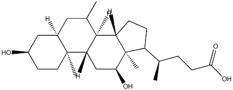 7-methyldeoxycholic acid Struktur