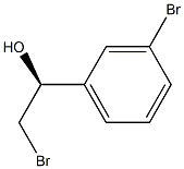 (S)-2-Bromo-1-(3-bromophenyl)ethan-1-ol Struktur