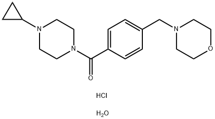 BAVISANT DIHYDROCHLORIDE HYDRATE, 1103522-80-0, 結(jié)構(gòu)式