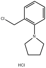 1-[2-(chloromethyl)phenyl]pyrrolidine Struktur