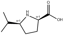 D-Proline, 5-(1-methylethyl)-, (5S)-rel- (9CI) Struktur