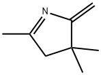 2H-Pyrrole,3,4-dihydro-3,3,5-trimethyl-2-methylene-(9CI) Struktur