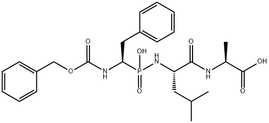 carbobenzoxy-phenylalanyl(p)-leucyl-alanine Struktur