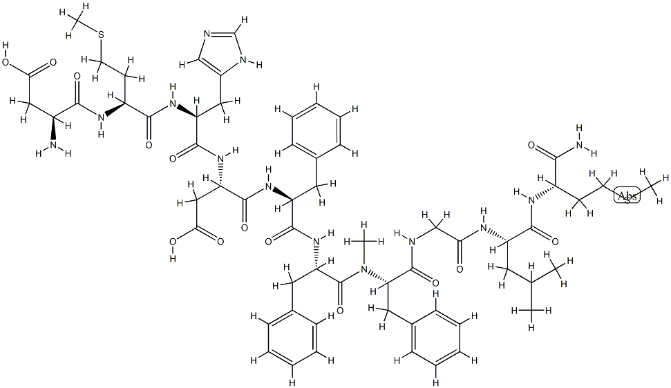 (N-ME-PHE7)-NEUROKININ B Struktur