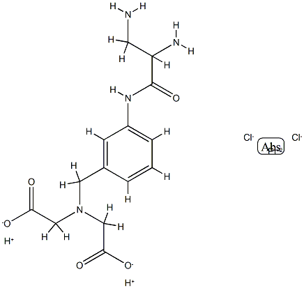 dichloro-(3-(methyleneiminodiacetic acid)phenyl-(2',3'-diaminopropionamide))platinum(II) Struktur