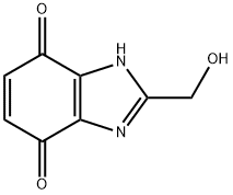 1H-Benzimidazole-4,7-dione,2-(hydroxymethyl)-(9CI) Struktur