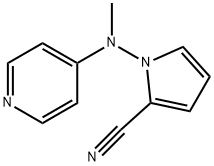 1H-Pyrrole-2-carbonitrile,1-(methyl-4-pyridinylamino)-(9CI) Struktur