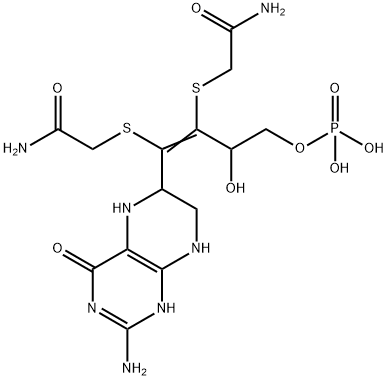 di-(carboxamidomethyl)molybdopterin Struktur