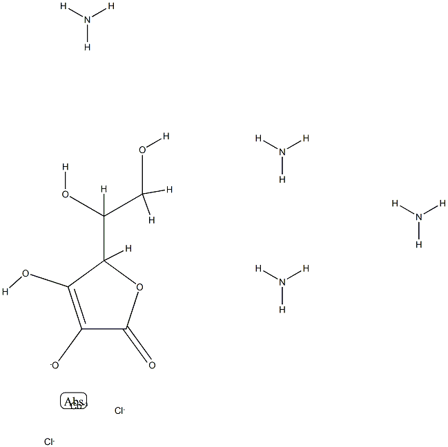 cobalt-tetrammine-ascorbate complex Struktur