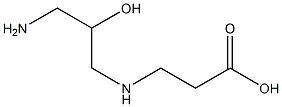 -bta--Alanine,  N-(3-amino-2-hydroxypropyl)- Struktur