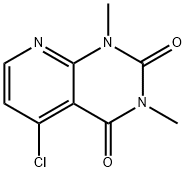 5-chloro-1,3-dimethylpyrido[2,3-ykaok2ay]pyrimidine-2,4(1{H},3{H})-dione Struktur