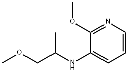 3-Pyridinamine,2-methoxy-N-(2-methoxy-1-methylethyl)-(9CI) Struktur