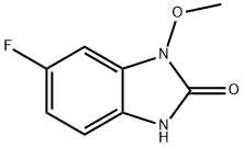 2H-Benzimidazol-2-one,6-fluoro-1,3-dihydro-1-methoxy-(9CI) Struktur