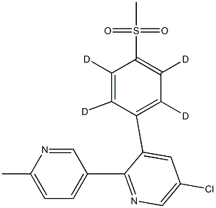 Etoricoxib D4 Struktur