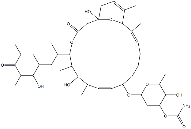 17-Hydroxyventuricidin A Struktur