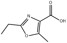 4-Oxazolecarboxylicacid,2-ethyl-5-methyl-(9CI) Struktur