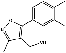 4-Isoxazolemethanol,5-(3,4-dimethylphenyl)-3-methyl-(9CI) Struktur