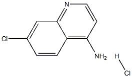 4-QuinolinaMine, 7-chloro-, hydrochloride (1:1) Struktur