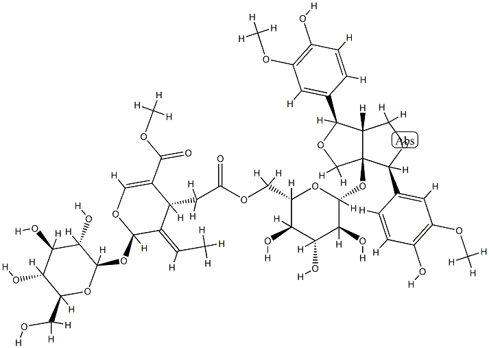 Sambacolignoside Struktur