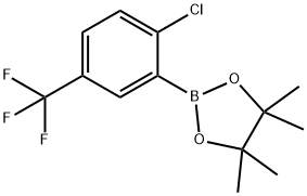 2-Chloro-5-(trifluoromethyl)phenylboronic acid pinacol ester Struktur