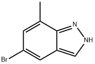 5-broMo-7-Methyl-1H-indazole Struktur