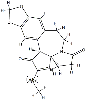 .+/-.-2-Methoxy-3,8-dioxocephalotax-1-ene Struktur