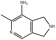 1H-Pyrrolo[3,4-c]pyridine,7-amino-2,3-dihydro-6-methyl-(6CI) Struktur