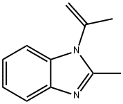 1H-Benzimidazole,2-methyl-1-(1-methylethenyl)-(9CI) Struktur