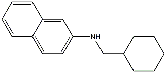 N-(cyclohexylmethyl)naphthalen-2-amine Struktur