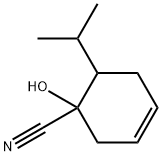 3-Cyclohexene-1-carbonitrile,1-hydroxy-6-(1-methylethyl)-(9CI) Struktur