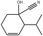 3-Cyclohexene-1-carbonitrile,1-hydroxy-2-(1-methylethyl)-(9CI) Struktur