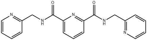 2-N,6-N-bis(pyridin-2-ylmethyl)pyridine-2,6-dicarboxamide Struktur