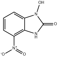 2H-Benzimidazol-2-one,1,3-dihydro-1-hydroxy-4-nitro-(9CI) Struktur