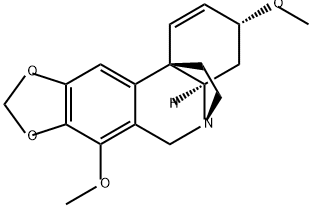 1,2-Didehydro-3α,7-dimethoxycrinan Struktur