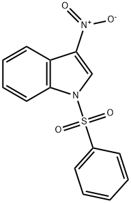 3-nitro-1-(phenylsulfonyl)-1H-indole Struktur