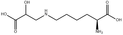 3-(N(epsilon)-lysino)lactic acid Struktur