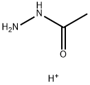 Acetic  acid,  hydrazide,  conjugate  monoacid  (9CI) Struktur