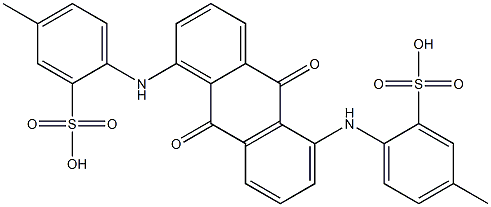 Anthraquinone violet Struktur