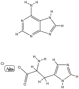 histidinatoadenine platinum(II) Struktur