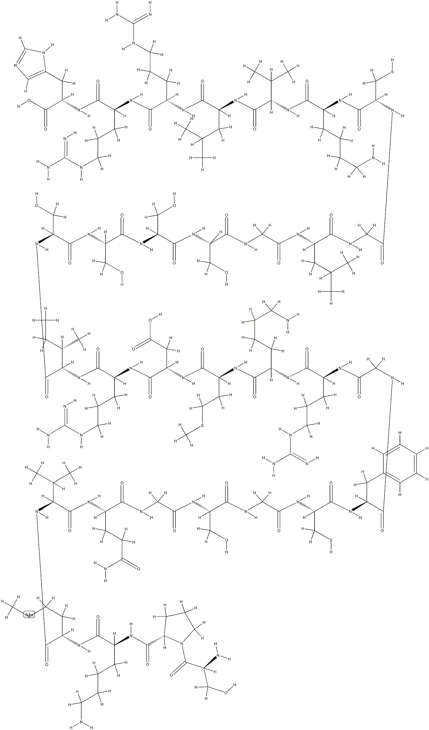 brain natriuretic peptide-32 Struktur